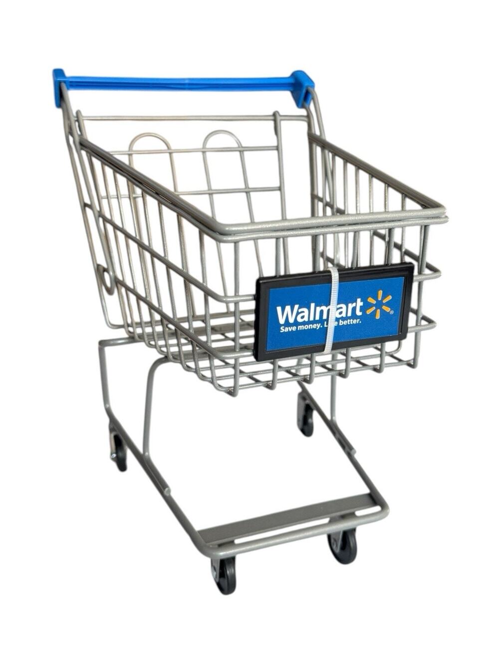 Official Small Walmart Grocery Shopping Cart 10” X 10” Perfect For American Girl